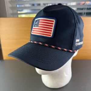BMW Championship PGA Tour Golf 2022 Wilmington Country Club Rope Snapback Hat